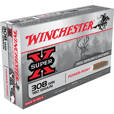 Winchester Ammo Super-X 308 Winchester 180PMB 20 R