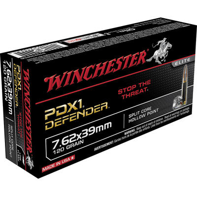 Winchester Ammo Supreme AK-47 7.62x39mm PDX 120 Gr