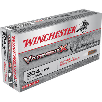 Winchester Ammo Super-X 204 Ruger Varmint 32 Grain
