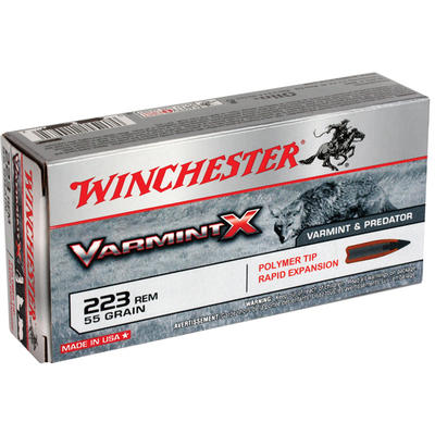 Winchester Ammo 223 Remington 55 Grain Varmint 20