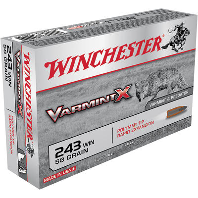 Winchester Ammo Super-X 243 Winchester 58 Grain Va