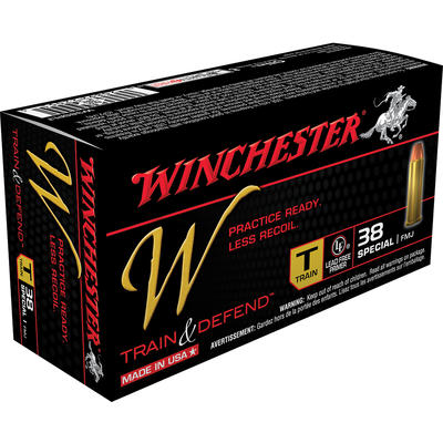 Winchester Ammo Train 38 Special FMJ 130 Grain 50