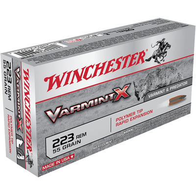 Winchester Ammo Varmint-X 223 Remington 55 Grain V