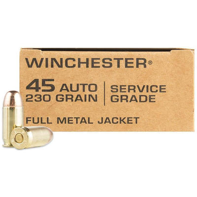 Winchester Ammo Military Service 45 ACP 230 Grain
