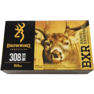 Browning Ammo BXR Rapid Expansion 308 Winchester 1