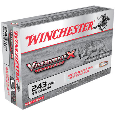 Winchester Ammo Varmint-X 243 Winchester 50 Grain