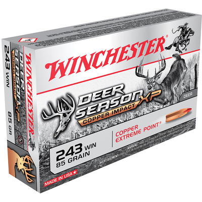 Winchester Ammo XP 243 Winchester 85 Grain EP Lead Winchester Ammo XP 243 Winchester 85 Grain EP Lead