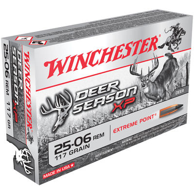 Winchester Ammo Deer XP 25-06 Remington 117 Grain