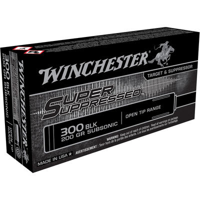 Winchester Ammo Suppressed 300 Blackout 200 Grain