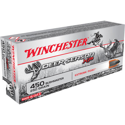 Winchester Ammo Deer XP 450 Bushmaster 250 Grain E