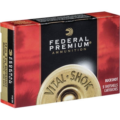 Federal Shotshells Vital-Shok 12 Gauge 3in 15 Pell