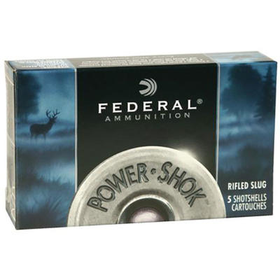 Federal Shotshells Power-Shok Rifled Slug 10 Gauge