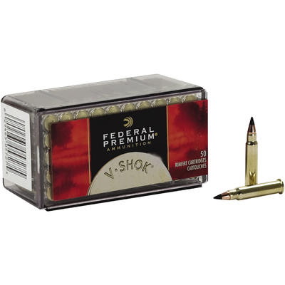 Federal Rimfire Ammo V-Shok .17 HMR Hornady V-Max