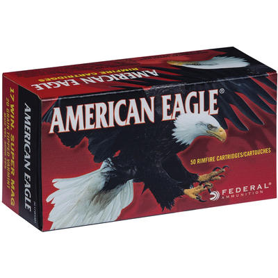 Federal Rimfire Ammo American Eagle 17 Win Super M