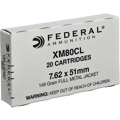 Federal Ammo XM 7.62x51mm (7.62 NATO) 149 Grain FM