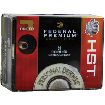 Federal Ammo 380 ACP 99 Grain HST 20 Rounds [P380H