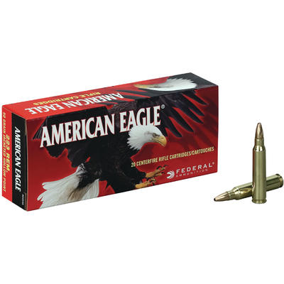 Federal Ammo American Eagle 223 Remington JHP 50 G