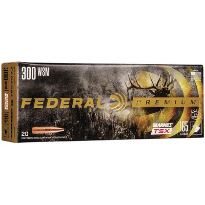 Federal Ammo 300 Win Short Mag (WSM) 165 Grain Bar
