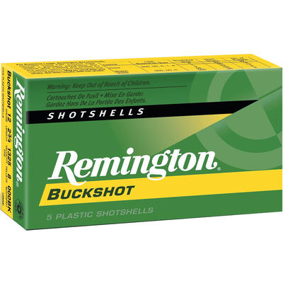 Remington Shotshells 20 Gauge #3-Buckshot 5 Rounds
