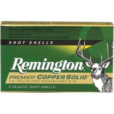 Remington Shotshells Copper Slug 12 Gauge 3in 1oz