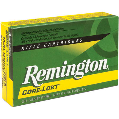 Remington Ammo Core-Lokt 300 WSM PSP 150 Grain 20
