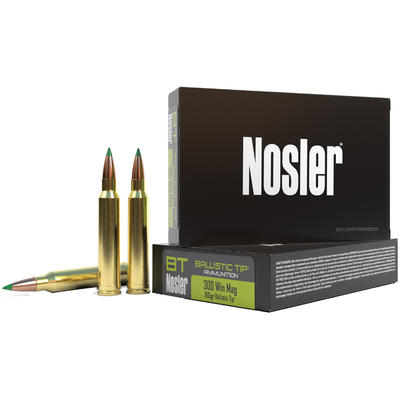 Nosler Ammo 300 Win Mag 180 Grain Ballistic Tip 20