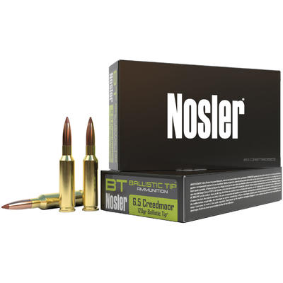 Nosler Ammo Hunting 6.5 Creedmoor 120 Grain Ballis
