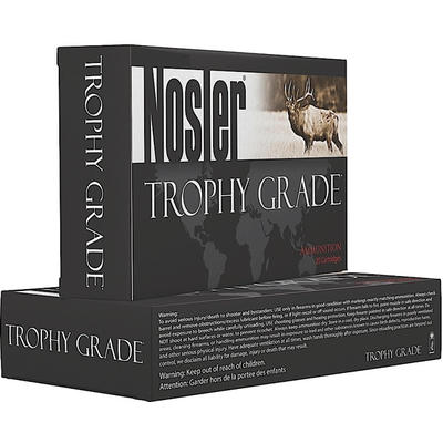Nosler Ammo Trophy 243 Winchester 90 Grain AccuBon