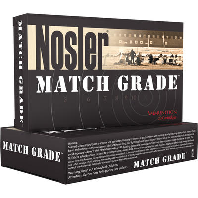 Nosler Ammo Match 22 Nosler 77 Grain Custom 20 Rou