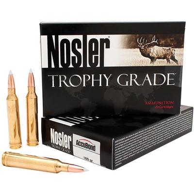 Nosler Ammo Trophy 28 Nosler 160 Grain AccuBond 20