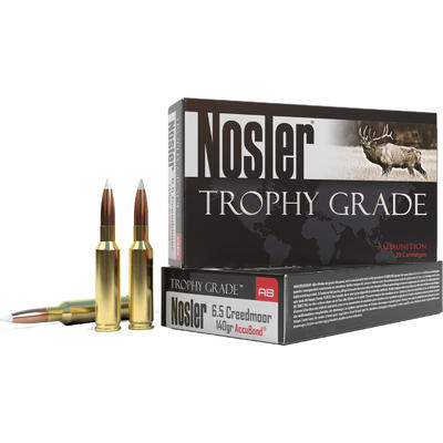 Nosler Ammo Trophy Grade 6.5 Creedmoor 140 Grain A