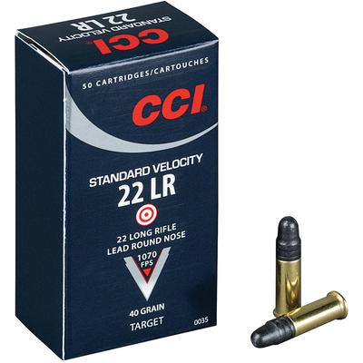 CCI Rimfire Ammo Standard Velocity .22 Long Rifle