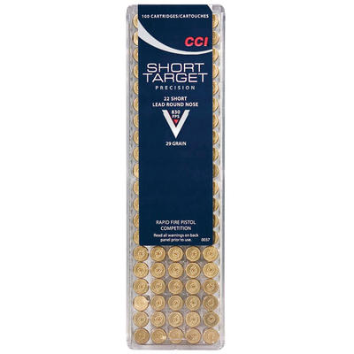 CCI Rimfire Ammo Competition .22 Short LRN 29 Grai