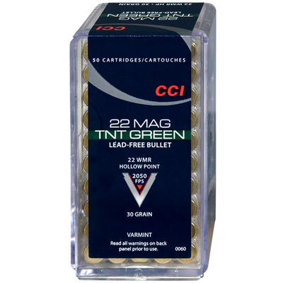 CCI Rimfire Ammo .22 Magnum (WMR) Lead-Free HP 30