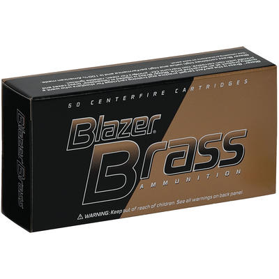 CCI Ammo Blazer Brass 38 Special FMJ Flat Nose 125