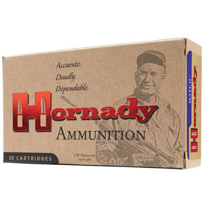 Hornady Ammo Match 308 Win 178 Grain BTHP 20 Round