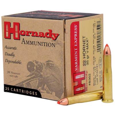 Hornady Ammo 22 Hornet V-Max 35 Grain 25 Rounds [8