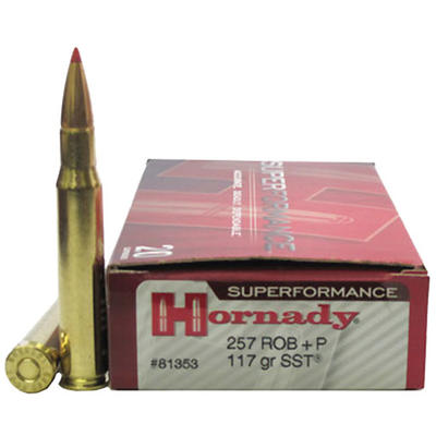 Hornady Ammo Super Shock Tip 257 Roberts SST 117 G