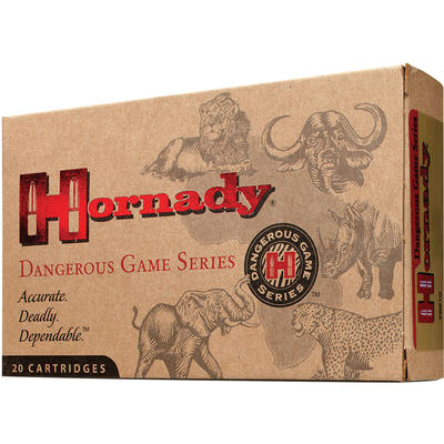 Hornady Ammo Dangerous Game Interlock 9.3x62 Mause