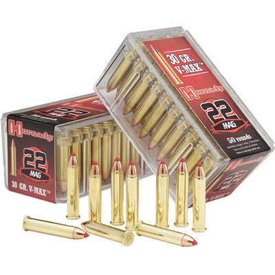 Hornady Rimfire Ammo .22 Magnum (WMR) V-Max 30 Gra