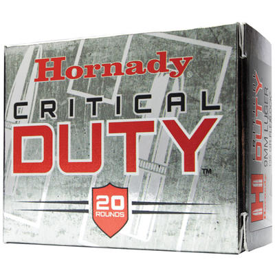 Hornady Ammo Critical Duty 9mm FlexLock 135 Grain