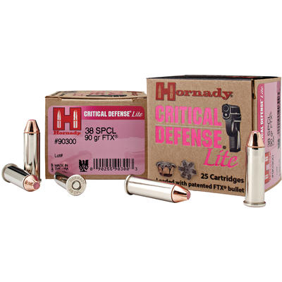 Hornady Ammo Critical Defense 38 Special FTX 90 Gr Hornady Ammo Critical Defense 38 Special FTX 90 Gr