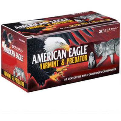 Federal Ammo American Eagle 223 Remington 50 Grain