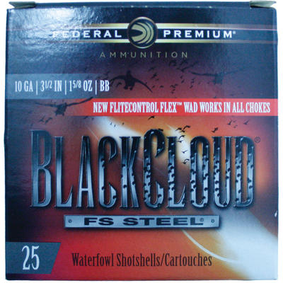 Federal Shotshells Black Cloud 10 Gauge 3.5in 1-5/