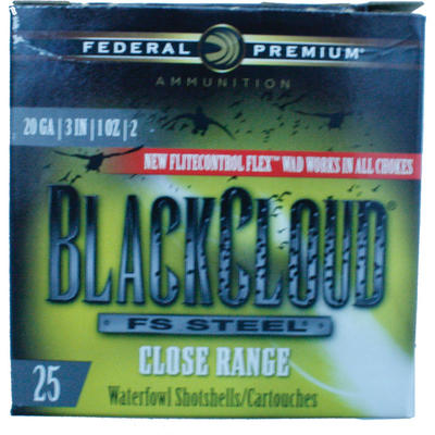 Federal Shotshells Black Cloud 20 Gauge 3in 1oz #4