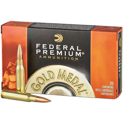 Federal Ammo Gold Medal 6.5 Grendel 130 Grain BTHP