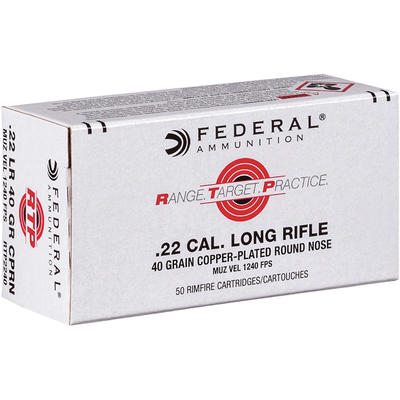 Federal Ammo Range and Target .22 Long Rifle (LR)