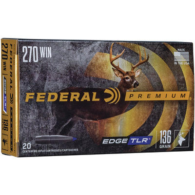 Federal Ammo Edge 270 Winchester 136 Grain Termina