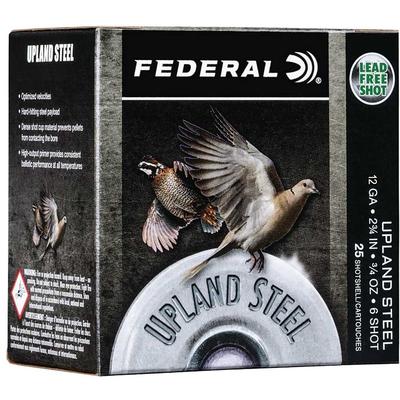 Federal Shotshells Upland Steel 12 Gauge 2.75in 1-