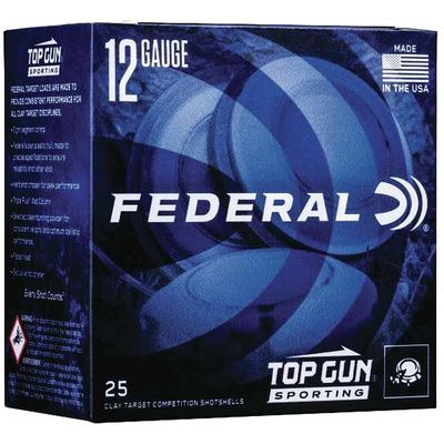 Federal Shotshells Top Gun Sporting 12 Gauge 2.75i Federal Shotshells Top Gun Sporting 12 Gauge 2.75i